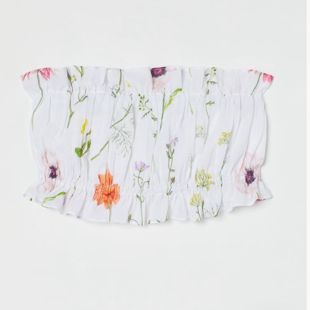 H&M Wildflower Tube Top